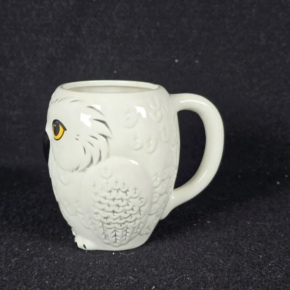 Harry Potter Hedwig Owl Mug Coffee Cup 3D Ceramic Warner Bros. 12 OZ READ